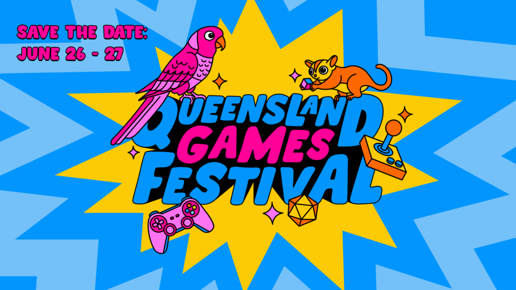 Queensland Games Festival - winning artwork by Ben Fowler